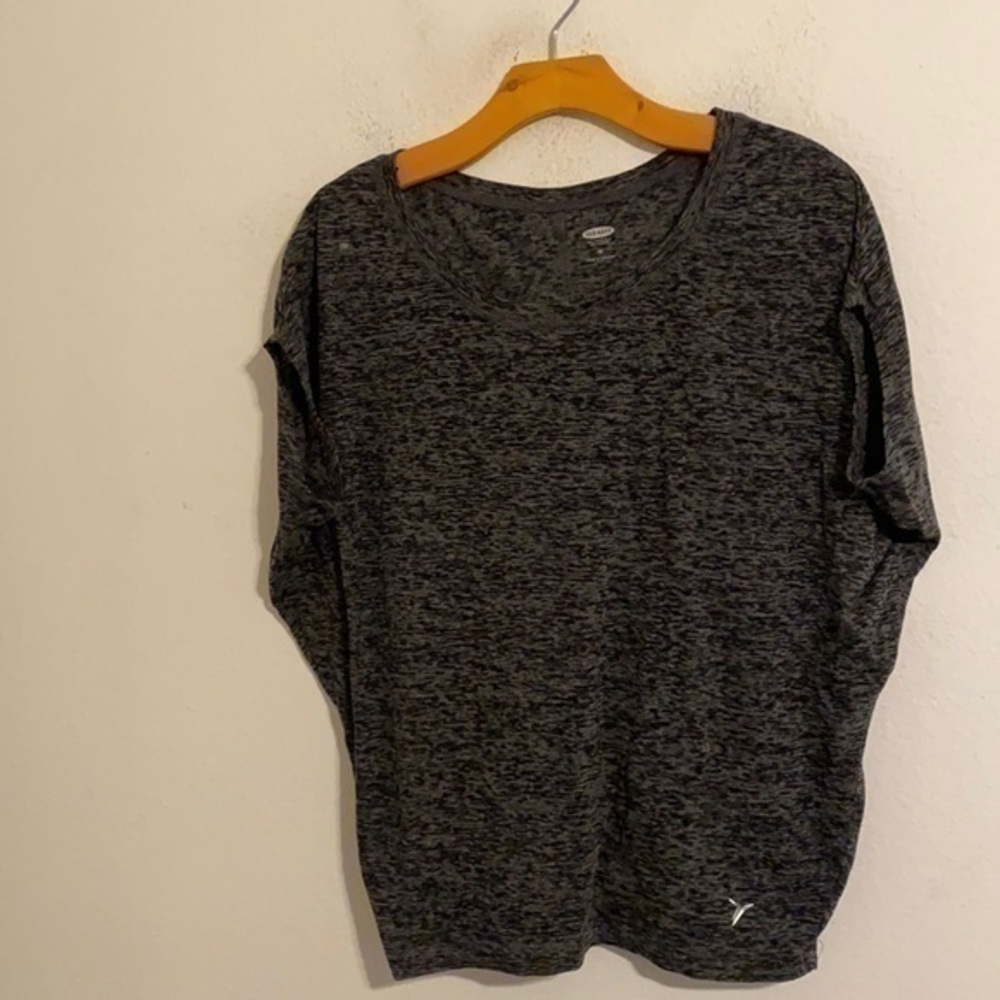 OLD NAVY DARK GREY SHIRT SLEEVE SHIRT SIZE MEDIUM